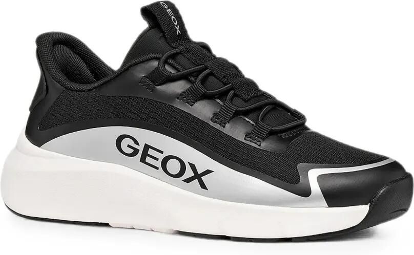 Geox Kids Pro-Ran sneakers met vlakken en logoprint Zwart