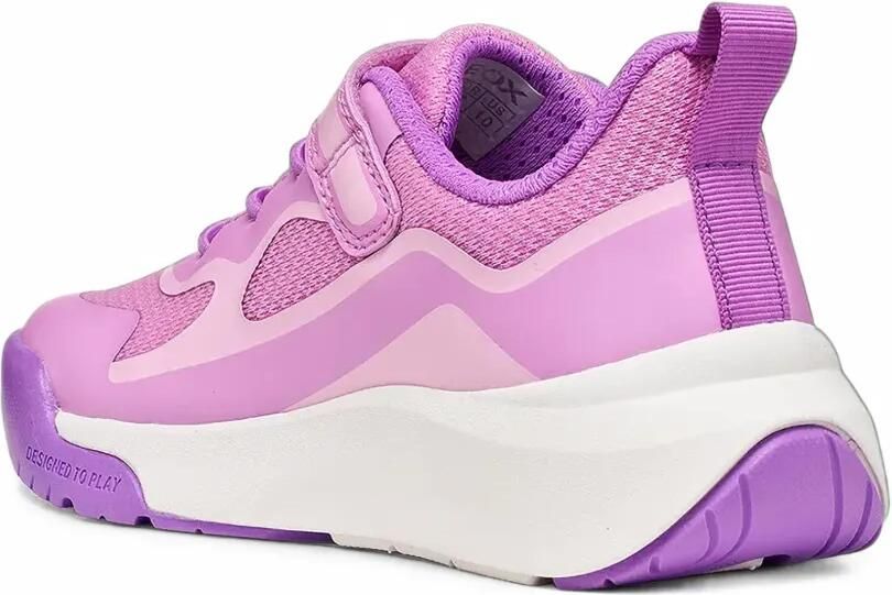 Geox Kids Pro-Ran sneakers met klittenband Paars - Foto 2