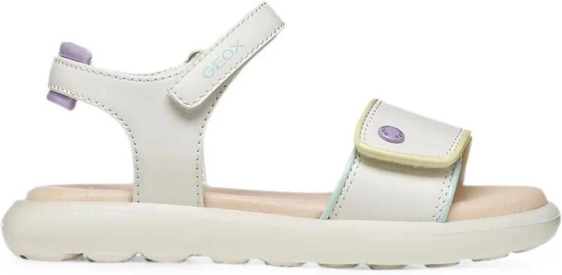 Geox Kids Puffypop sandalen met klittenband Wit - Foto 4