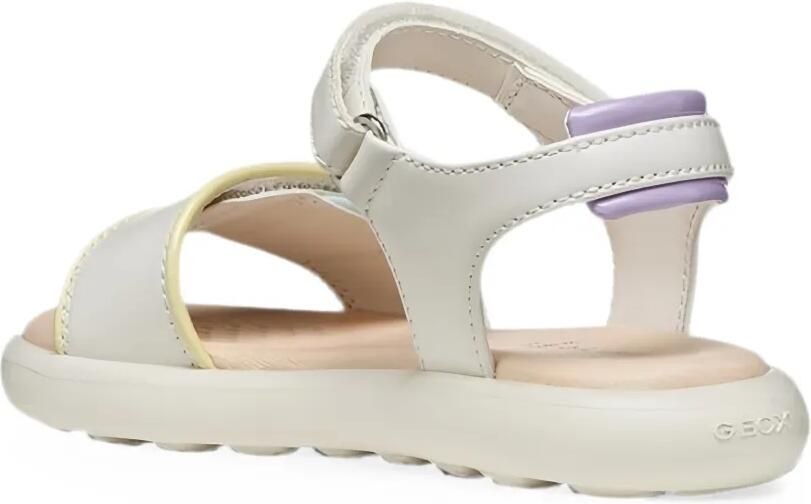 Geox Kids Puffypop sandalen met klittenband Wit - Foto 3