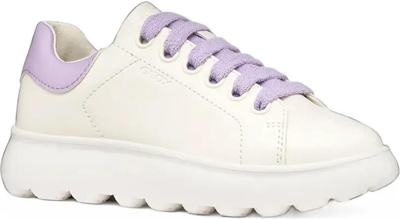 Geox Kids Puffypop sneakers met vlakken Wit