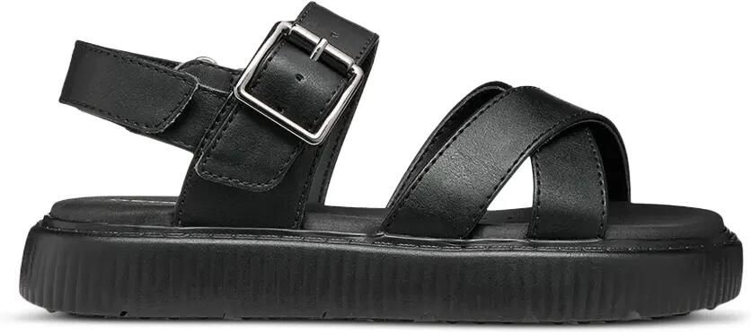 Geox Kids Sandalen met gekruiste bandjes en open neus Zwart - Foto 5