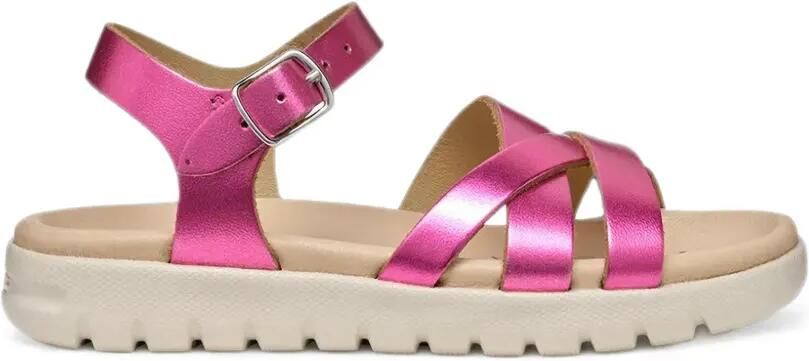 Geox Kids Sandalen met gekruiste bandjes Roze - Foto 5