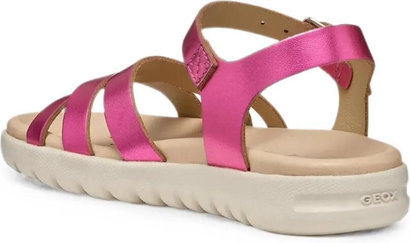 Geox Kids Sandalen met gekruiste bandjes Roze - Foto 3