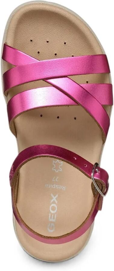 Geox Kids Sandalen met gekruiste bandjes Roze - Foto 4