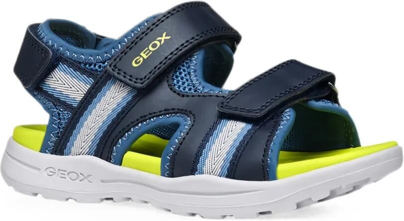 Geox Kids Sandalen met klittenband Blauw
