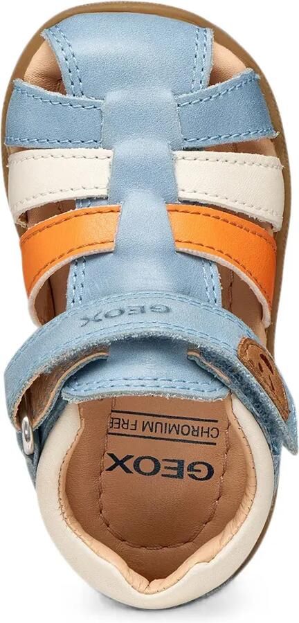 Geox Kids Sandalen met klittenband Blauw