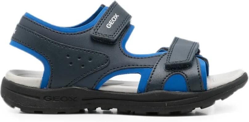 Geox Kids Sandalen met klittenband Blauw