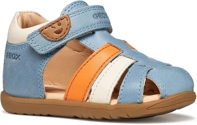 Geox Kids Sandalen met klittenband Blauw - Foto 4