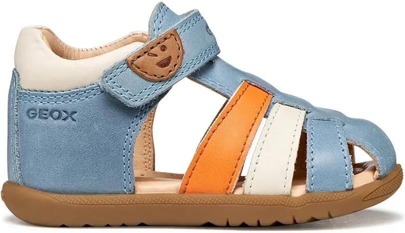 Geox Kids Sandalen met klittenband Blauw - Foto 5