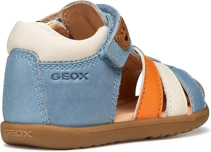 Geox Kids Sandalen met klittenband Blauw - Foto 3
