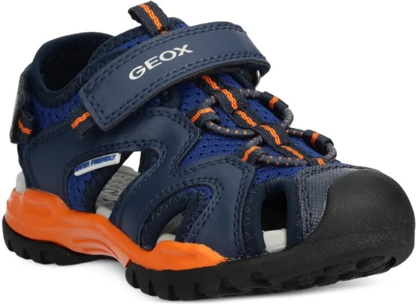 Geox Kids Sandalen met klittenband Blauw