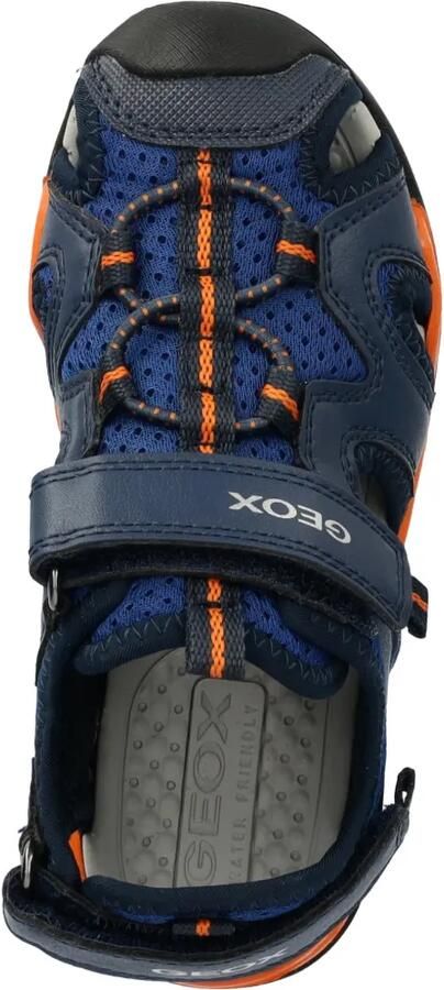Geox Kids Sandalen met klittenband Blauw - Foto 4