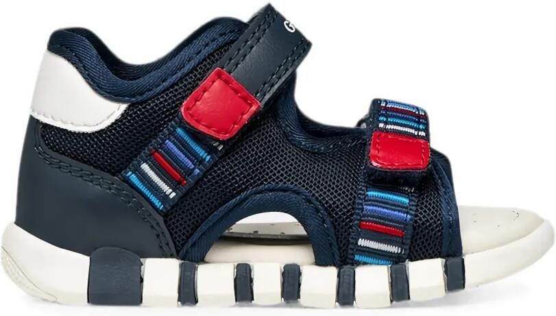 Geox Kids Sandalen met klittenband Blauw