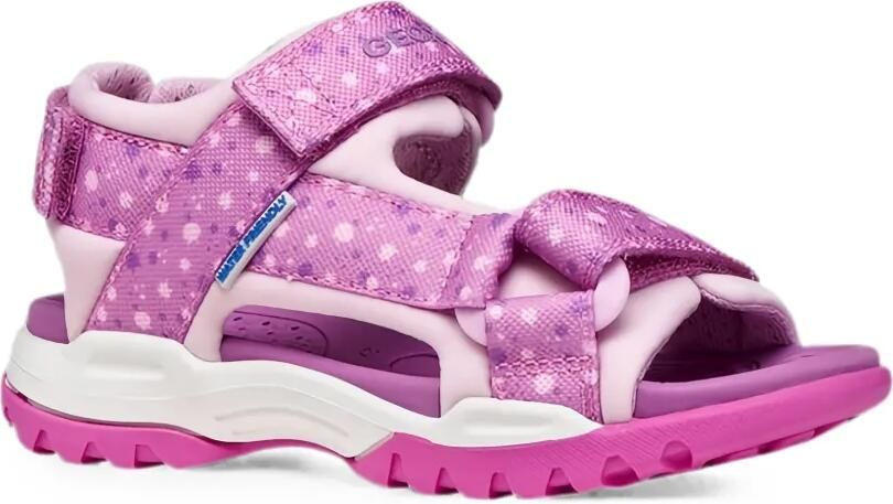 Geox Kids Sandalen met klittenband Paars
