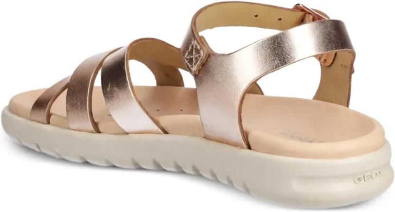 Geox Kids Sandalen met metallic bandje Roze - Foto 4