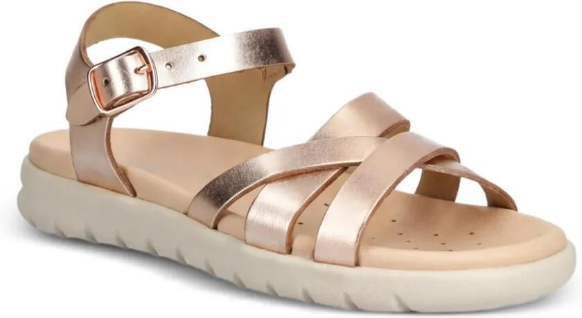 Geox Kids Sandalen met metallic bandje Roze - Foto 2