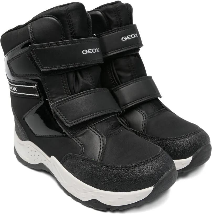 Geox Kids Sentiero laarzen met dubbele bandjes Zwart