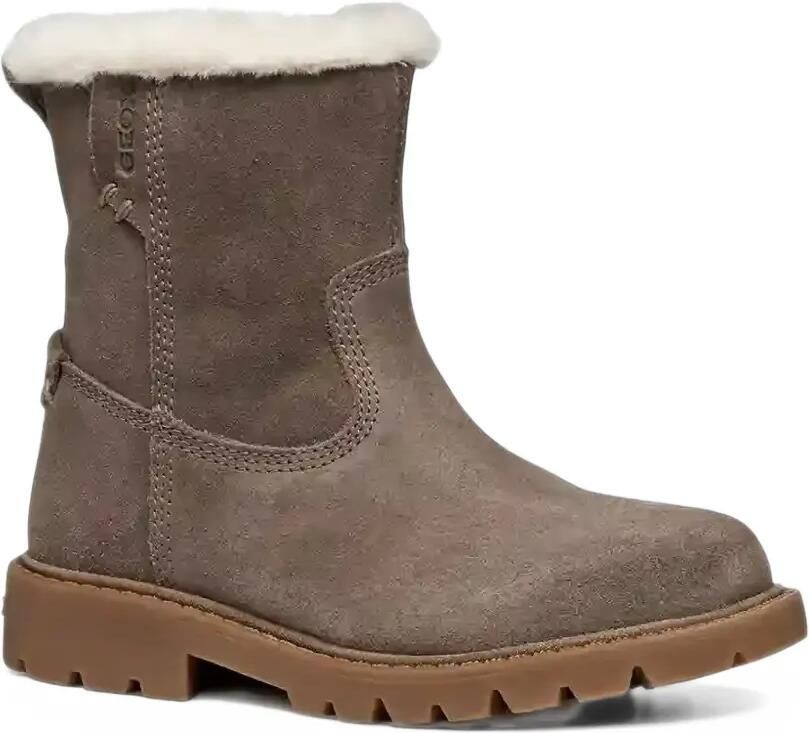 Geox Kids Shaylax faux-shearling trim ankle boots Bruin
