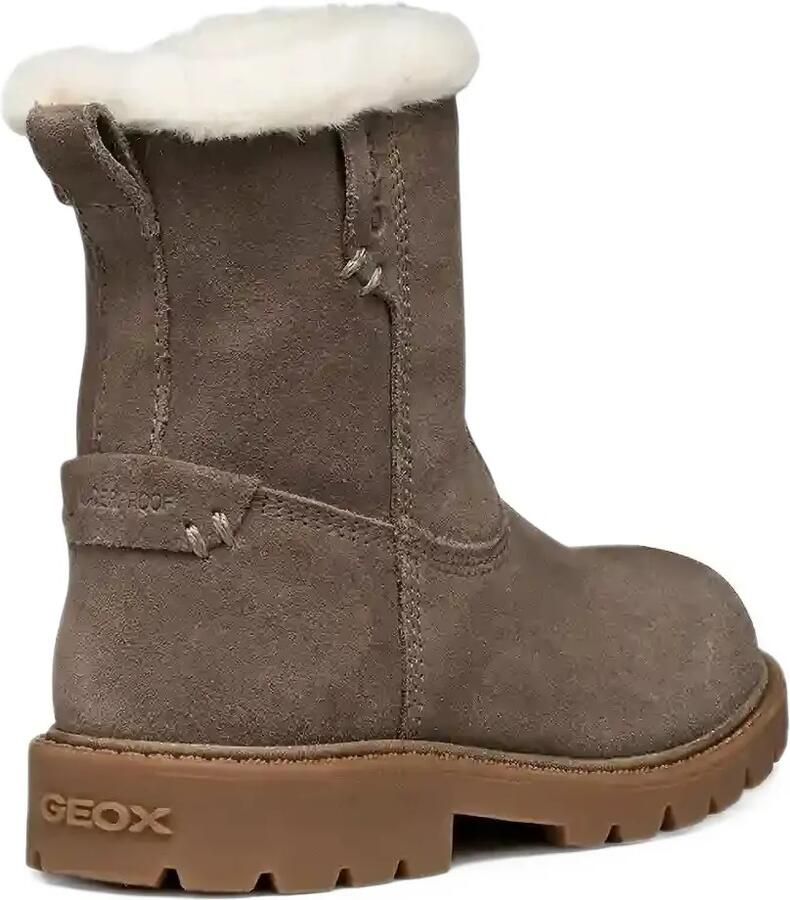 Geox Kids Shaylax faux-shearling trim ankle boots Bruin - Foto 2