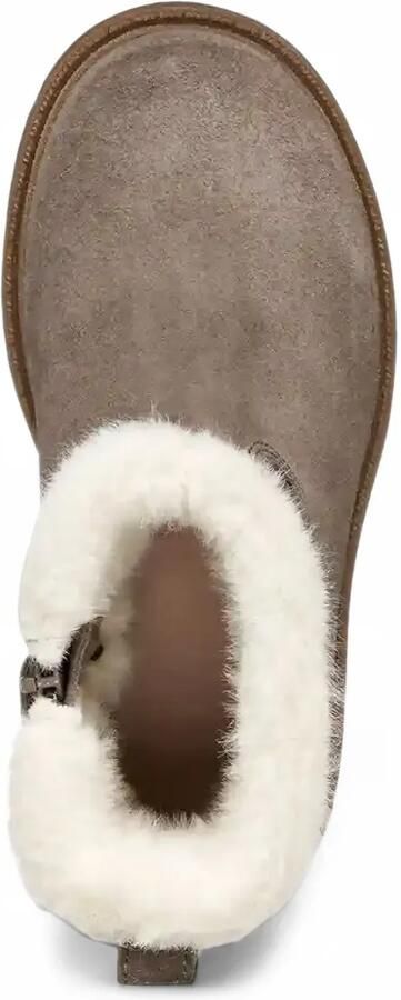 Geox Kids Shaylax faux-shearling trim ankle boots Bruin - Foto 3