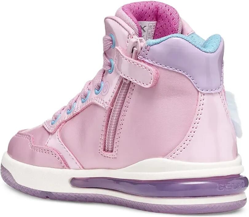 Geox Kids Skylin cupcake-patch glitter-embellished sneakers Roze - Foto 2