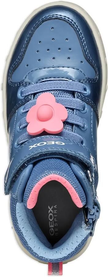 Geox Kids Skylin high-top sneakers Blauw - Foto 3