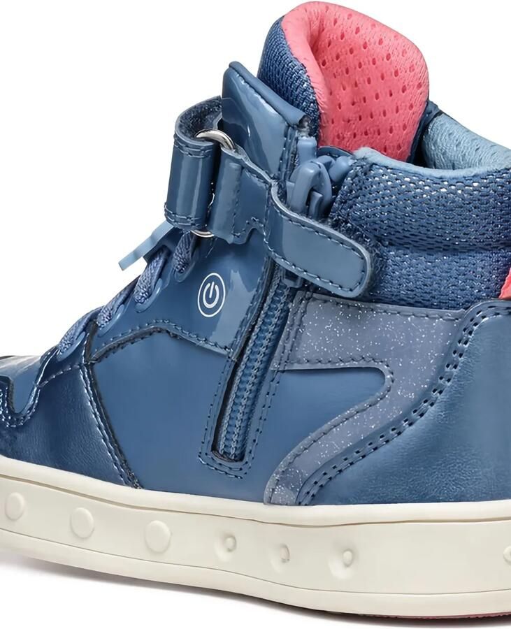 Geox Kids Skylin high-top sneakers Blauw - Foto 2