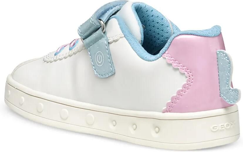 Geox Kids Skylin sneakers verfraaid met eenhoorn Wit - Foto 2