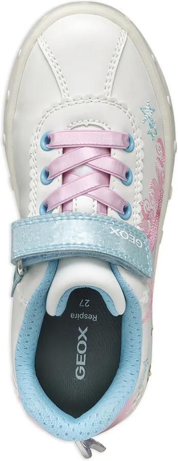 Geox Kids Skylin sneakers verfraaid met eenhoorn Wit - Foto 3