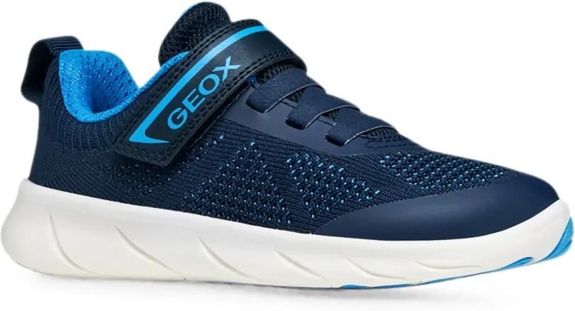 Geox Kids Sneakers met klittenband Blauw