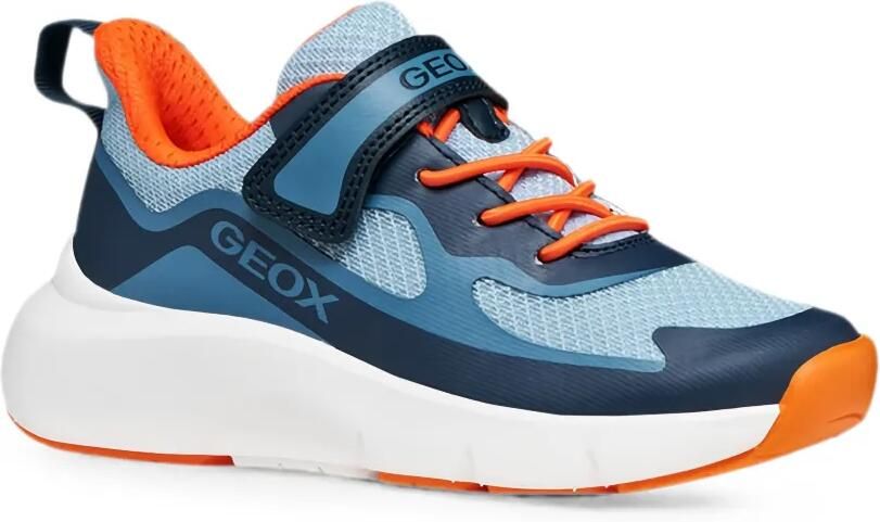 Geox Kids Sneakers met klittenband Blauw