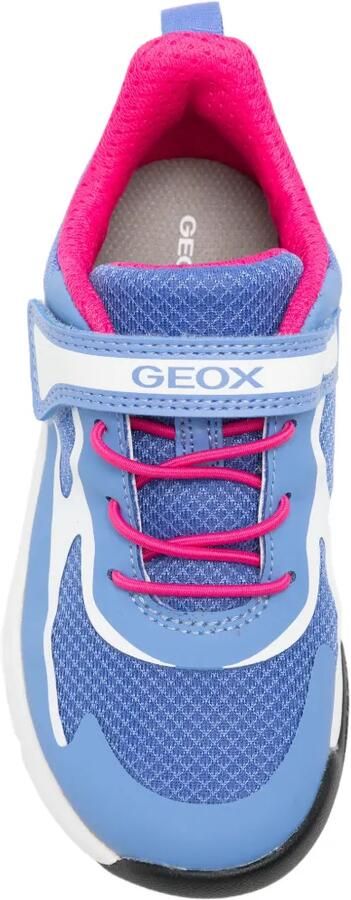 Geox Kids Sneakers met klittenband Blauw - Foto 3