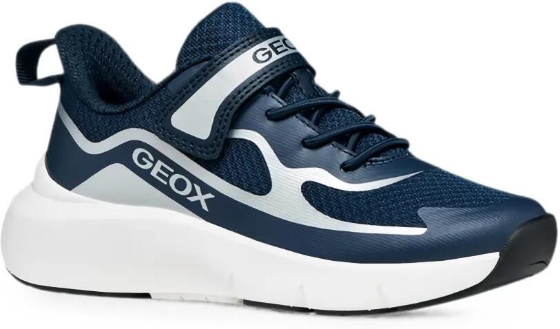 Geox Kids Sneakers met klittenband Blauw