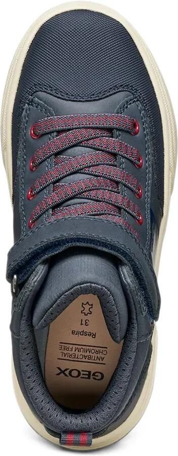 Geox Kids Sneakers met klittenband Blauw - Foto 3