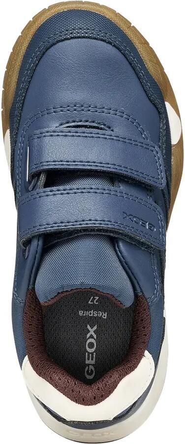 Geox Kids Sneakers met klittenband Blauw - Foto 3