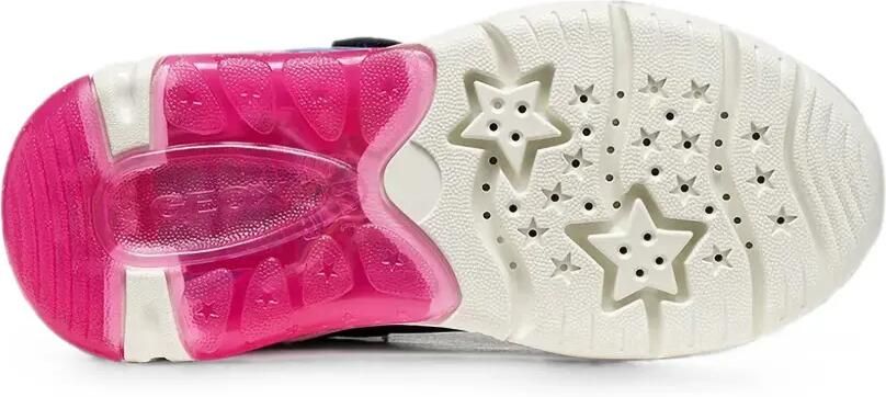 Geox Kids Sneakers met klittenband en print Blauw - Foto 5