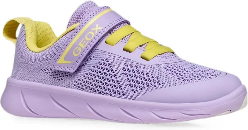 Geox Kids Sneakers met klittenband Paars
