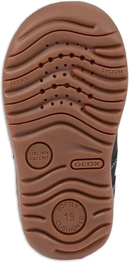 Geox Kids Sneakers met klittenband Zwart - Foto 4