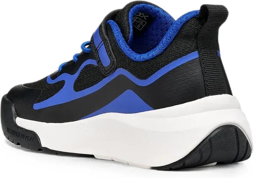 Geox Kids Sneakers met klittenband Zwart - Foto 3