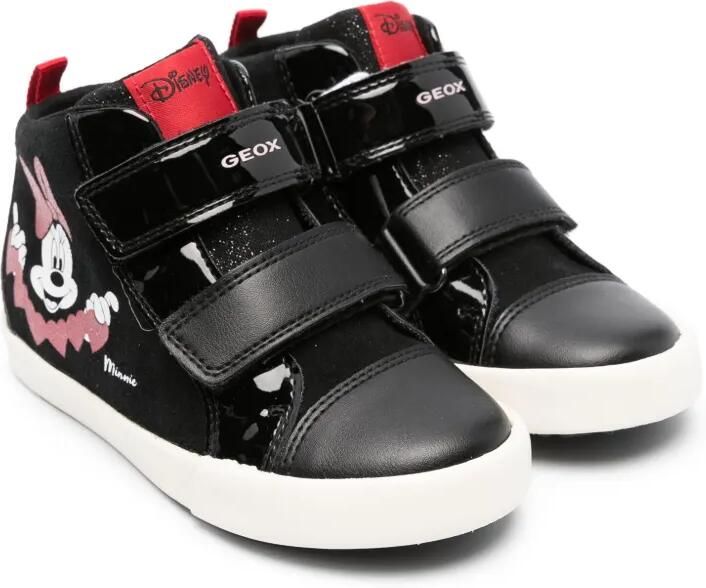 Geox Kids Sneakers met klittenband Zwart