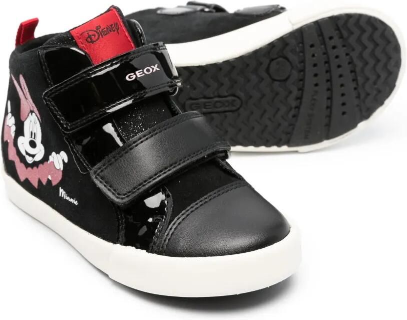 Geox Kids Sneakers met klittenband Zwart - Foto 3