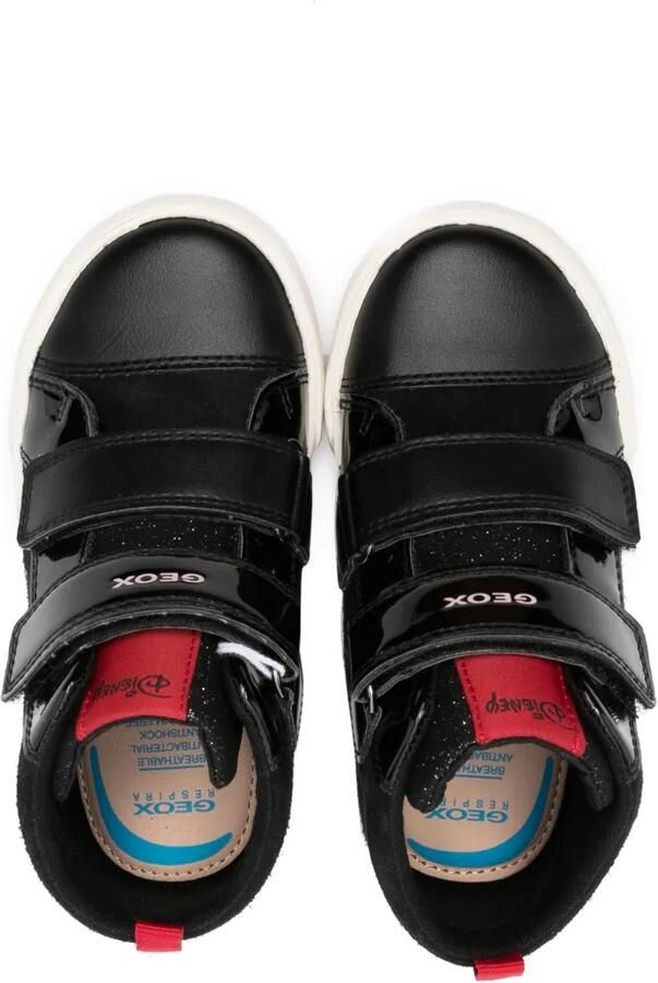 Geox Kids Sneakers met klittenband Zwart - Foto 2