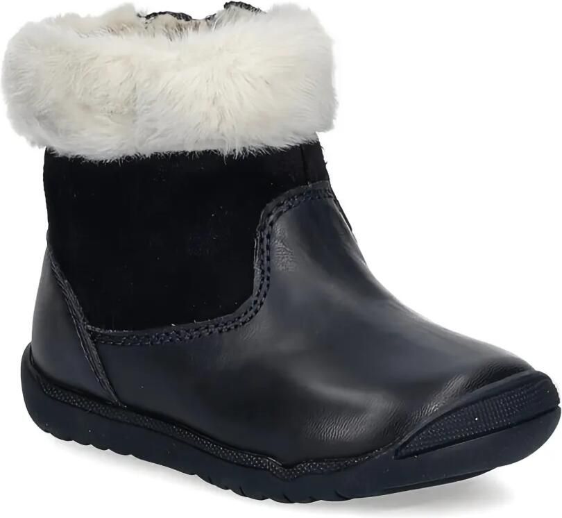 Geox Kids Snowboots met afwerking van bont Blauw