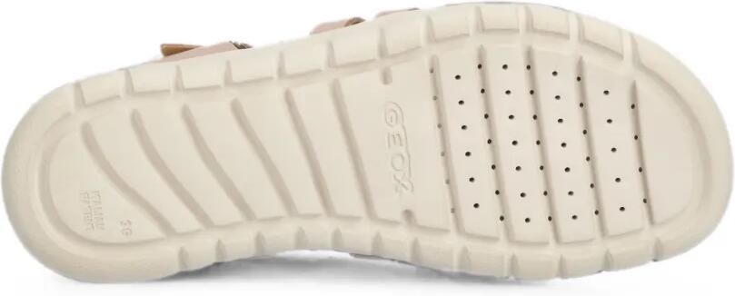 Geox Kids Soleima metallic sandalen met meerdere bandjes Goud - Foto 5