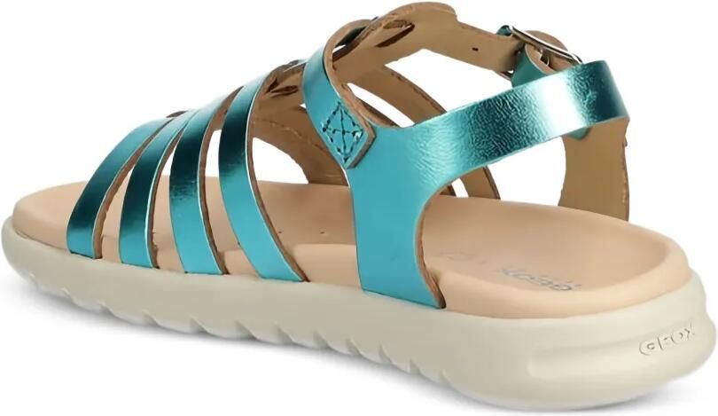 Geox Kids Soleima sandalen met bandjes en gesp Blauw - Foto 2