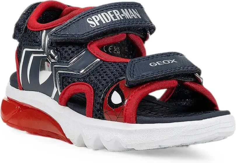 Geox Kids Spider- sandalen met klittenband Blauw