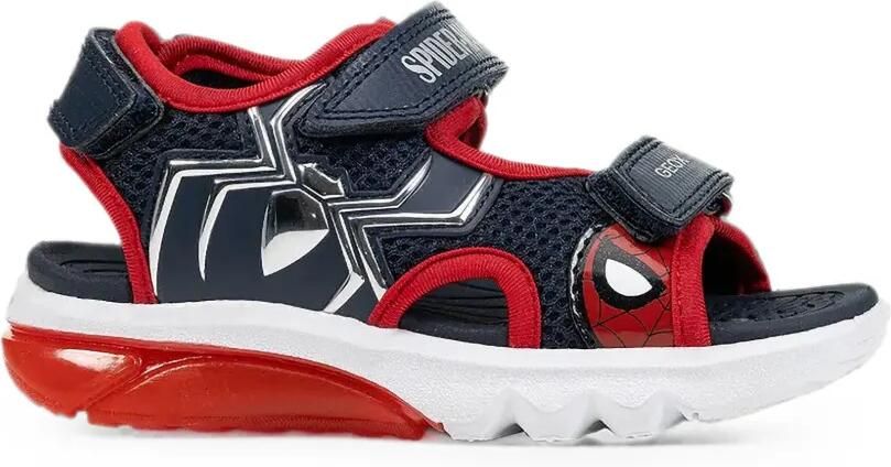 Geox Kids Spider- sandalen met klittenband Blauw - Foto 4