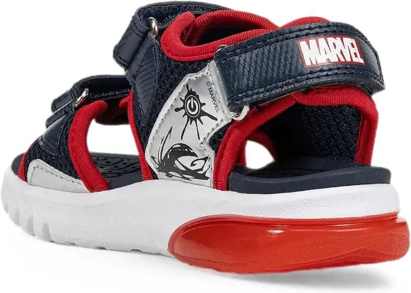 Geox Kids Spider- sandalen met klittenband Blauw - Foto 2