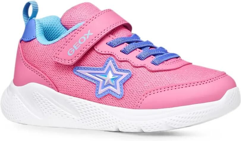 Geox Kids Sprint sneakers met ster-patch Roze